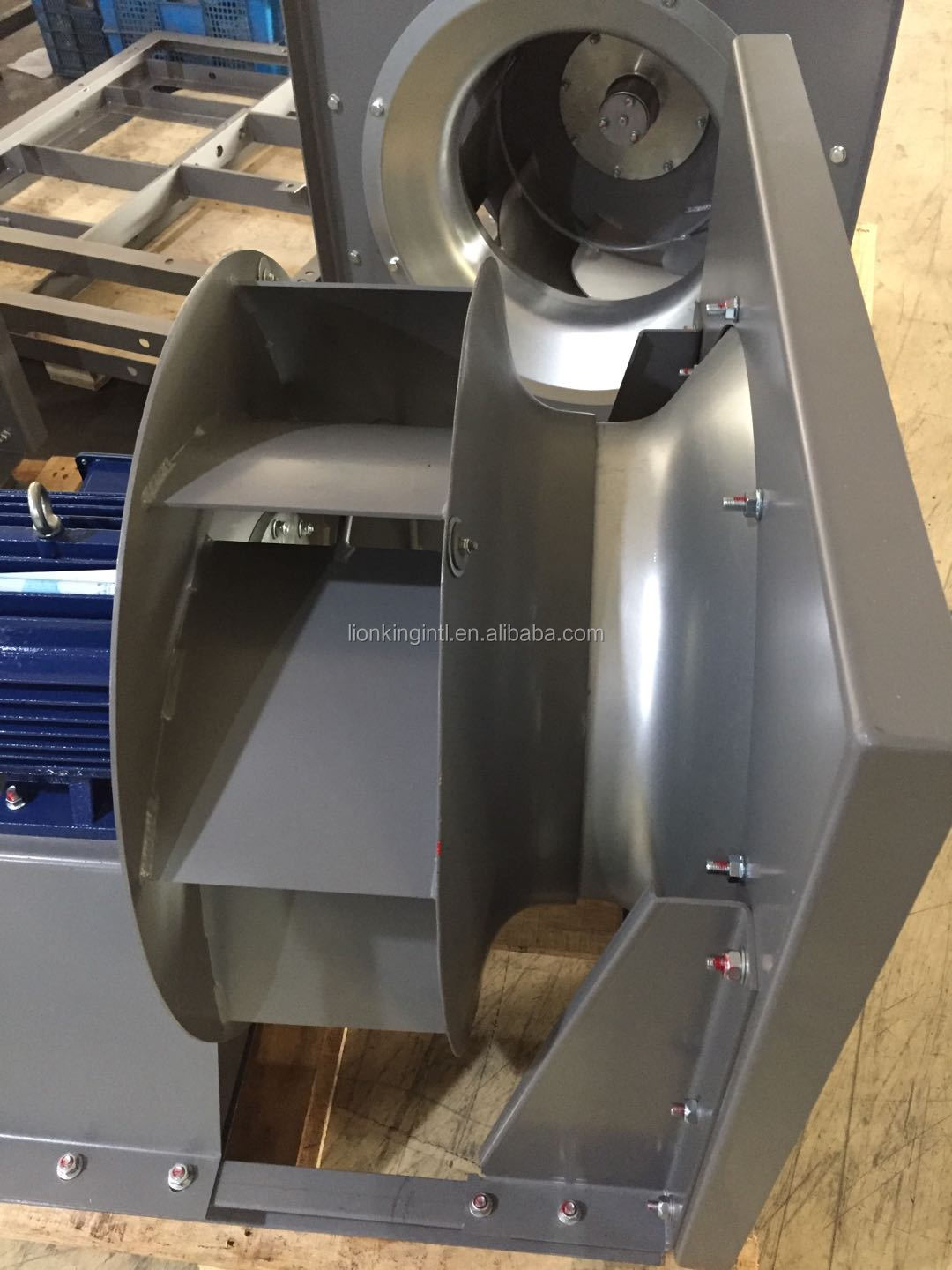 Air handling units usage plenum fan backward centrifugal impeller