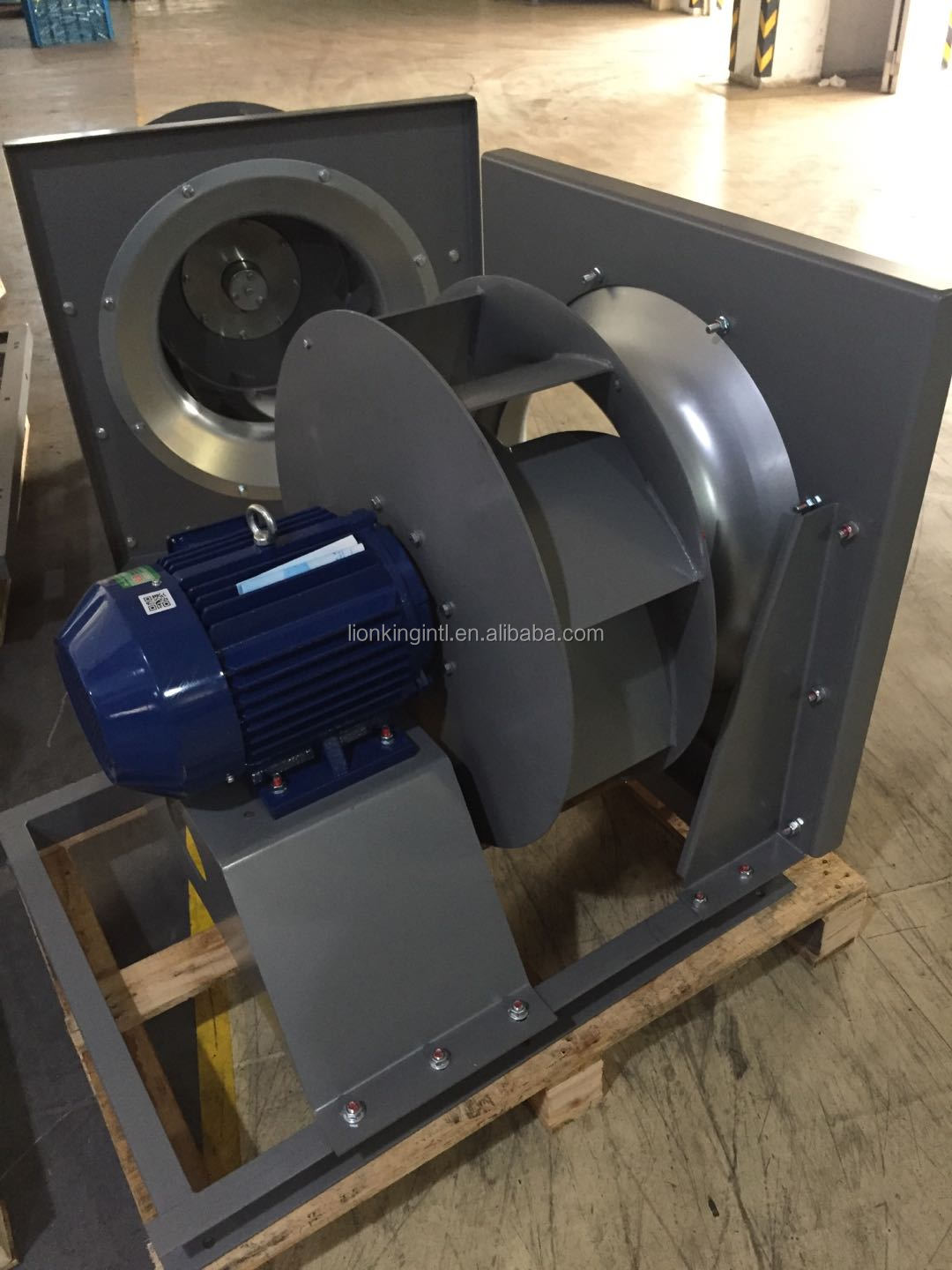 Enote za obdelavo zraka uporabljajo plenumski ventilator nazaj centrifugalni rotor