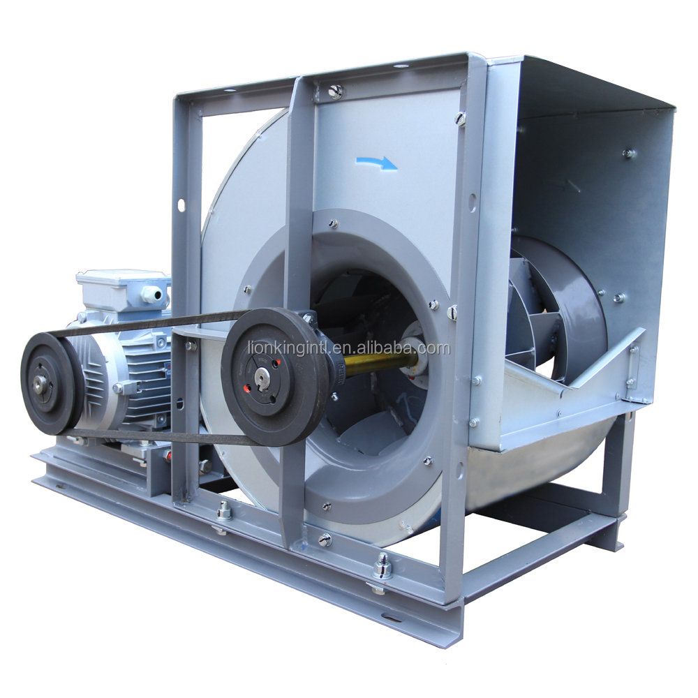 DIDW Backward Curved, Belt driven centrifugal fan with double inlet wheels