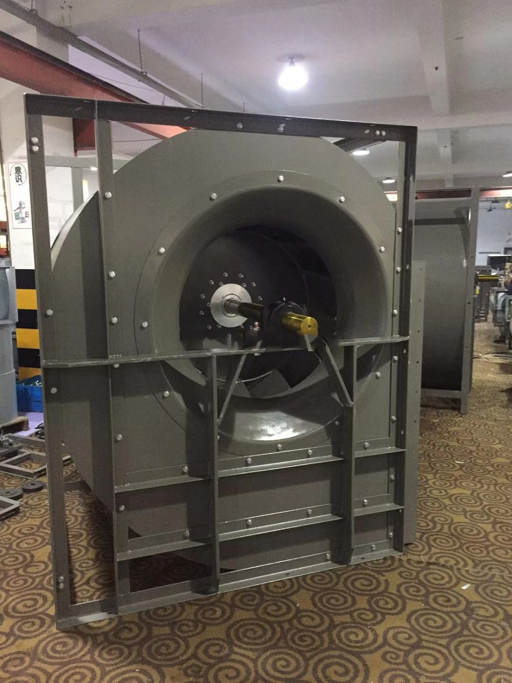 Komercialni centrifugalni ventilator HVAC z nazaj ukrivljenim kolesom (5)