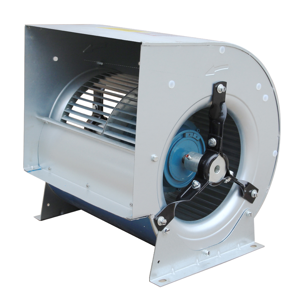 High air pressure and airflow low noise double inlet centrifugal blower fan