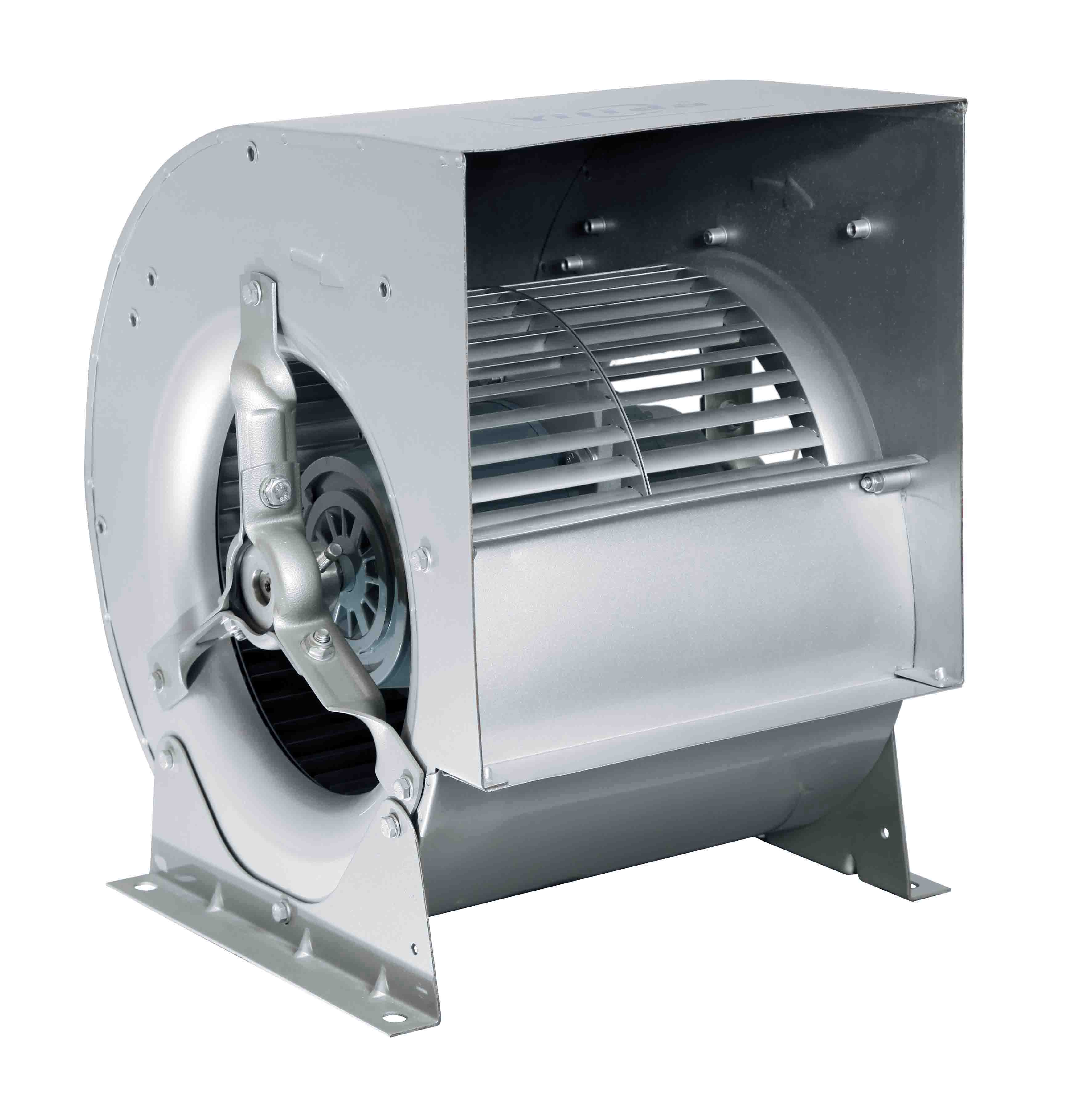 High air pressure and airflow low noise double inlet centrifugal blower fan