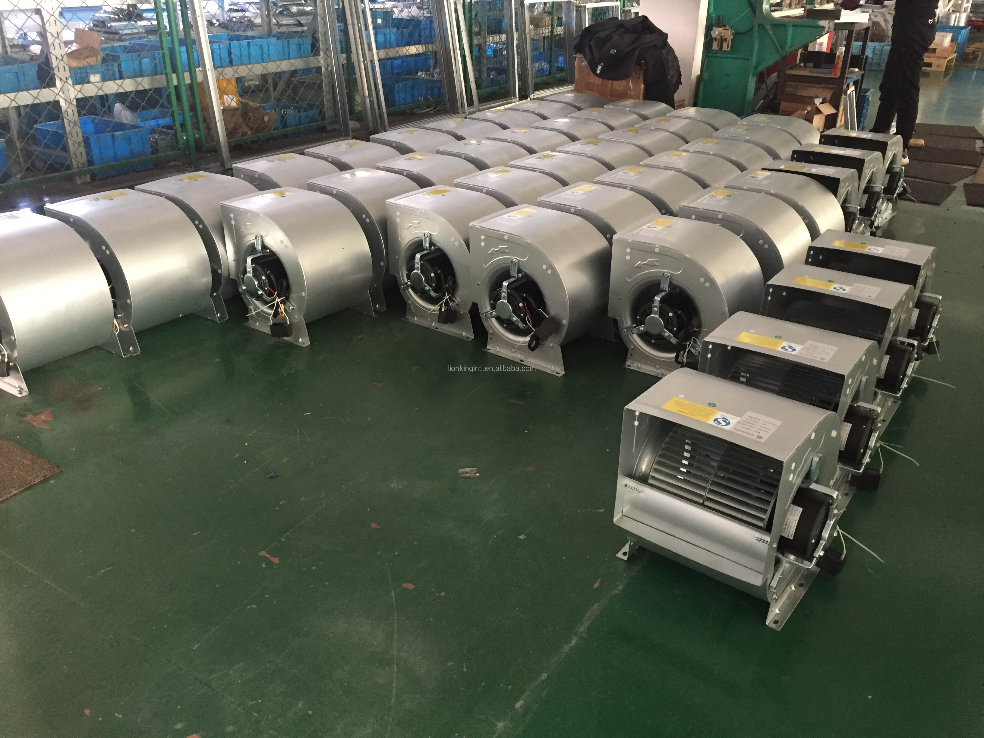 Centrifugal fan / cooling / with forward-curved blades / double-inlet